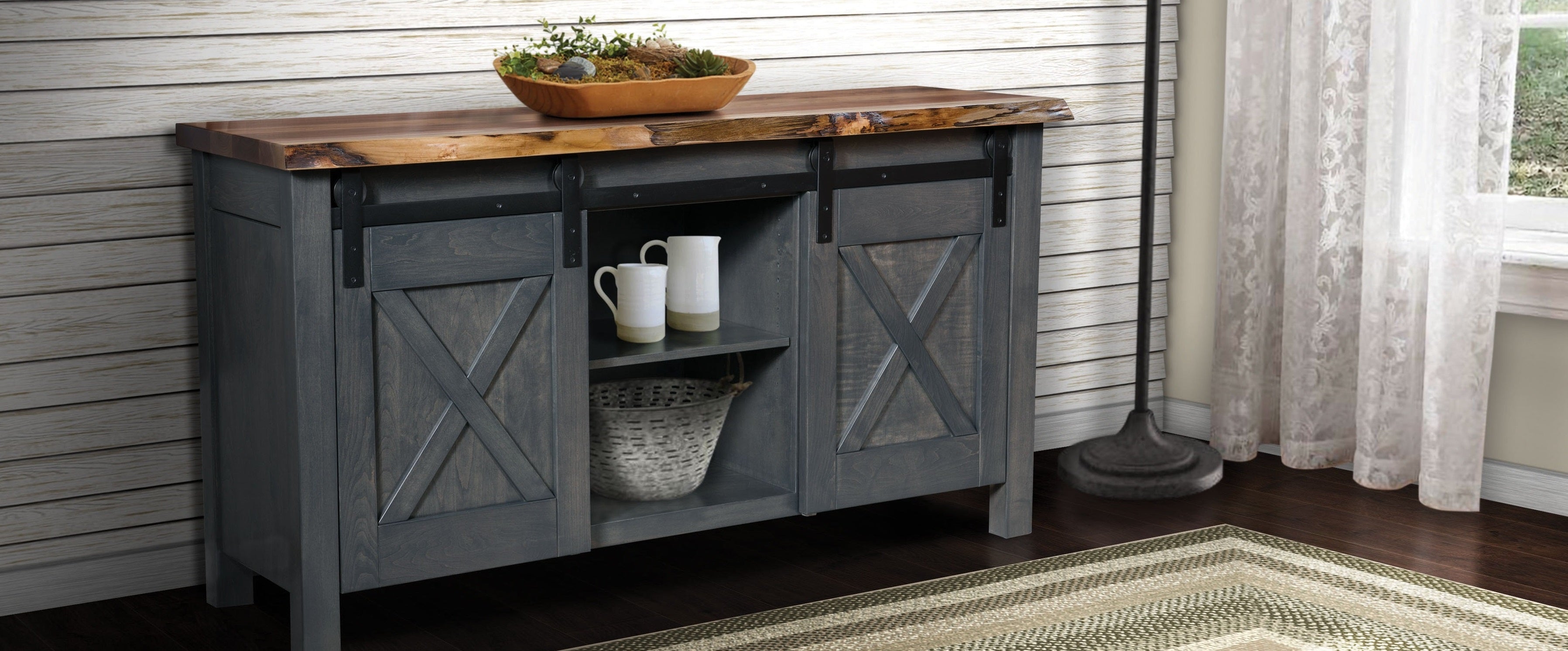 Amish Solid Wood Buffet Cabinets & Sideboards